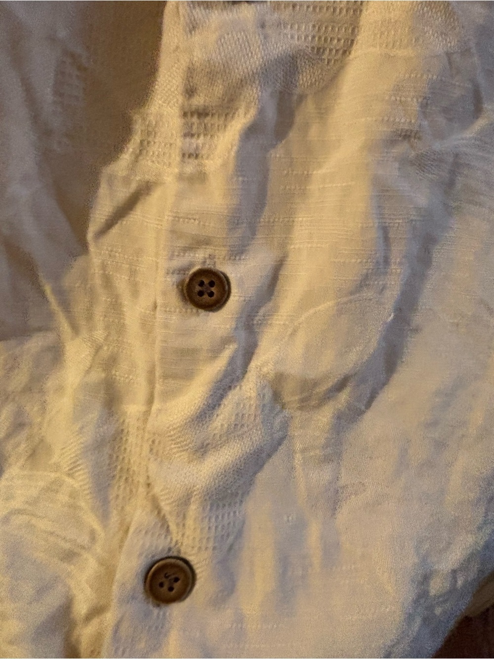 Tommy Bahama Cream Short-Sleeve Linen Button-Down Shirt large downwind to - Picture 6 of 12